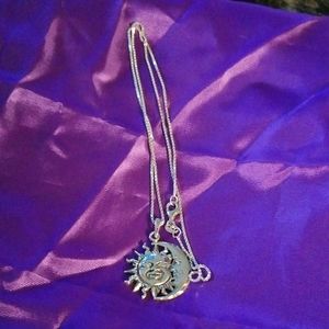 Sterling Silver Necklace Retro